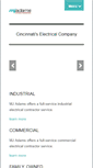 Mobile Screenshot of mjadamselectrical.com